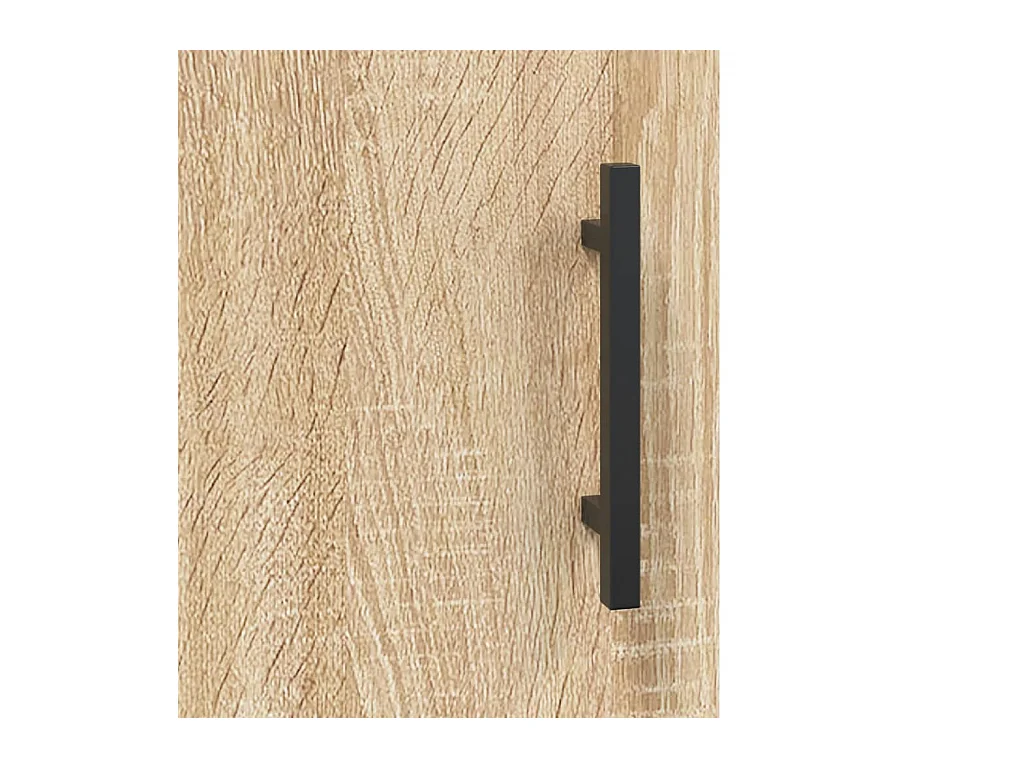Hoge kast 69,5x34x180 cm bewerkt hout sonoma eikenkleurig
