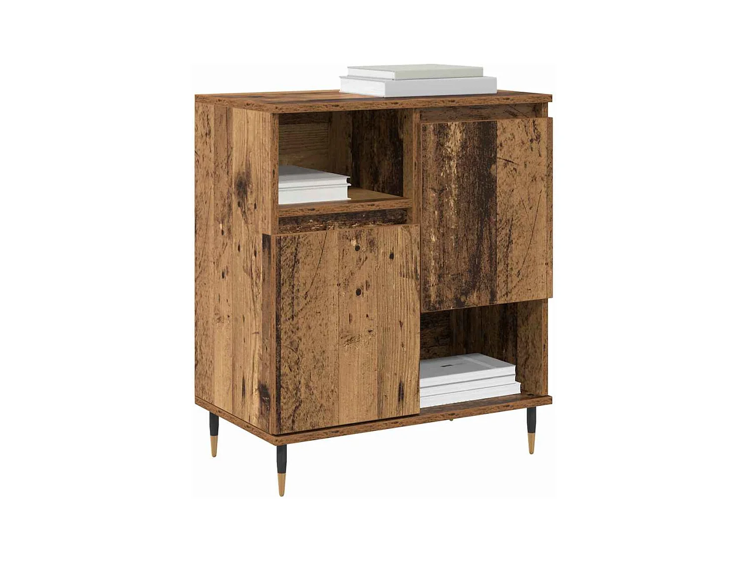 Buffets 3 pièces Bois ancien 180 x 35 x 70 cm Bois d'ingénierie