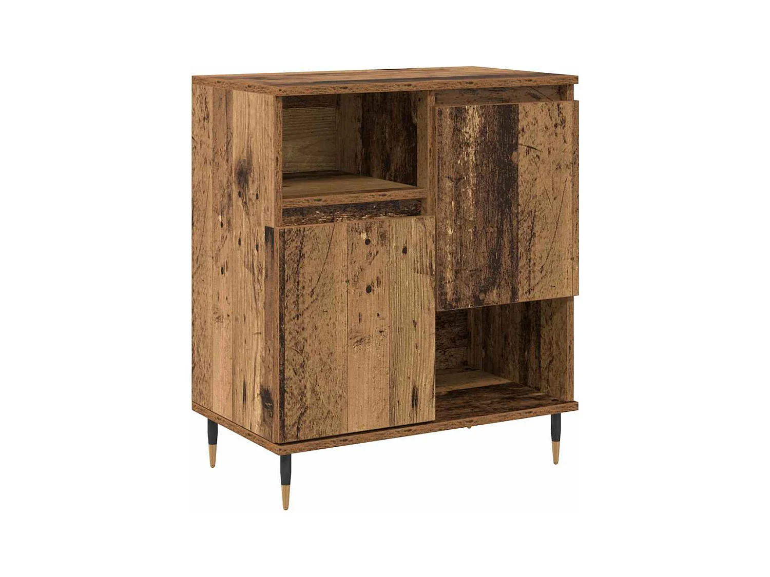 Buffets 3 pièces Bois ancien 180 x 35 x 70 cm Bois d'ingénierie