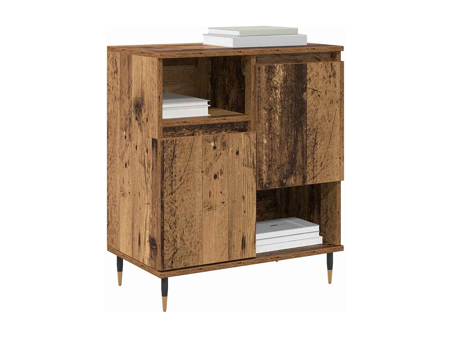 Buffets 3 pièces Bois ancien 180 x 35 x 70 cm Bois d'ingénierie