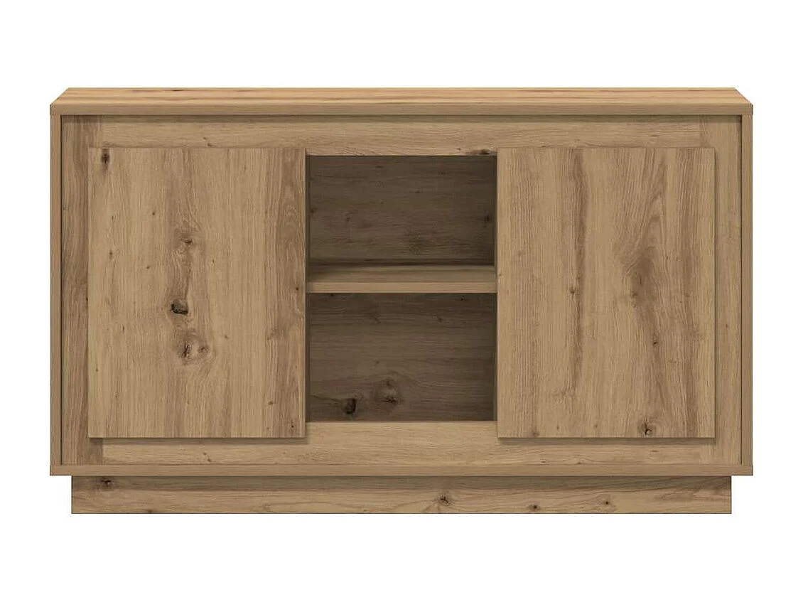 Buffet chêne artisanal 102x35x60 cm bois d'ingénierie