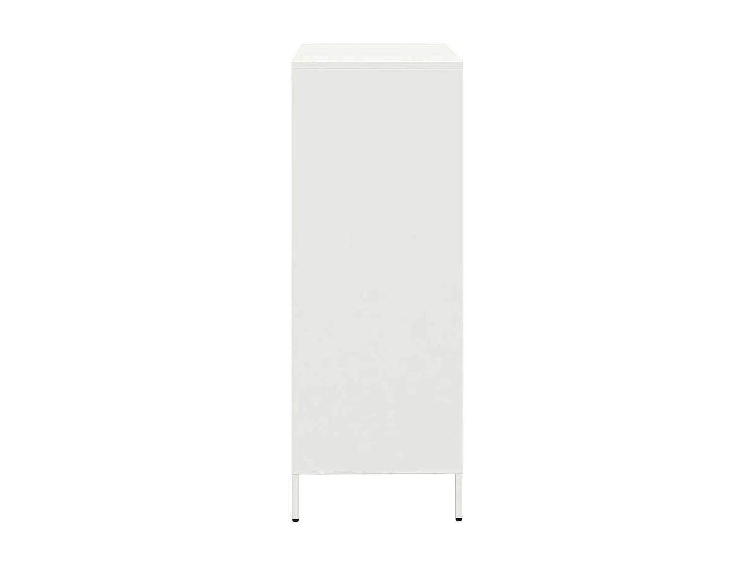 Aparador acero blanco 68x39x103,5 cm