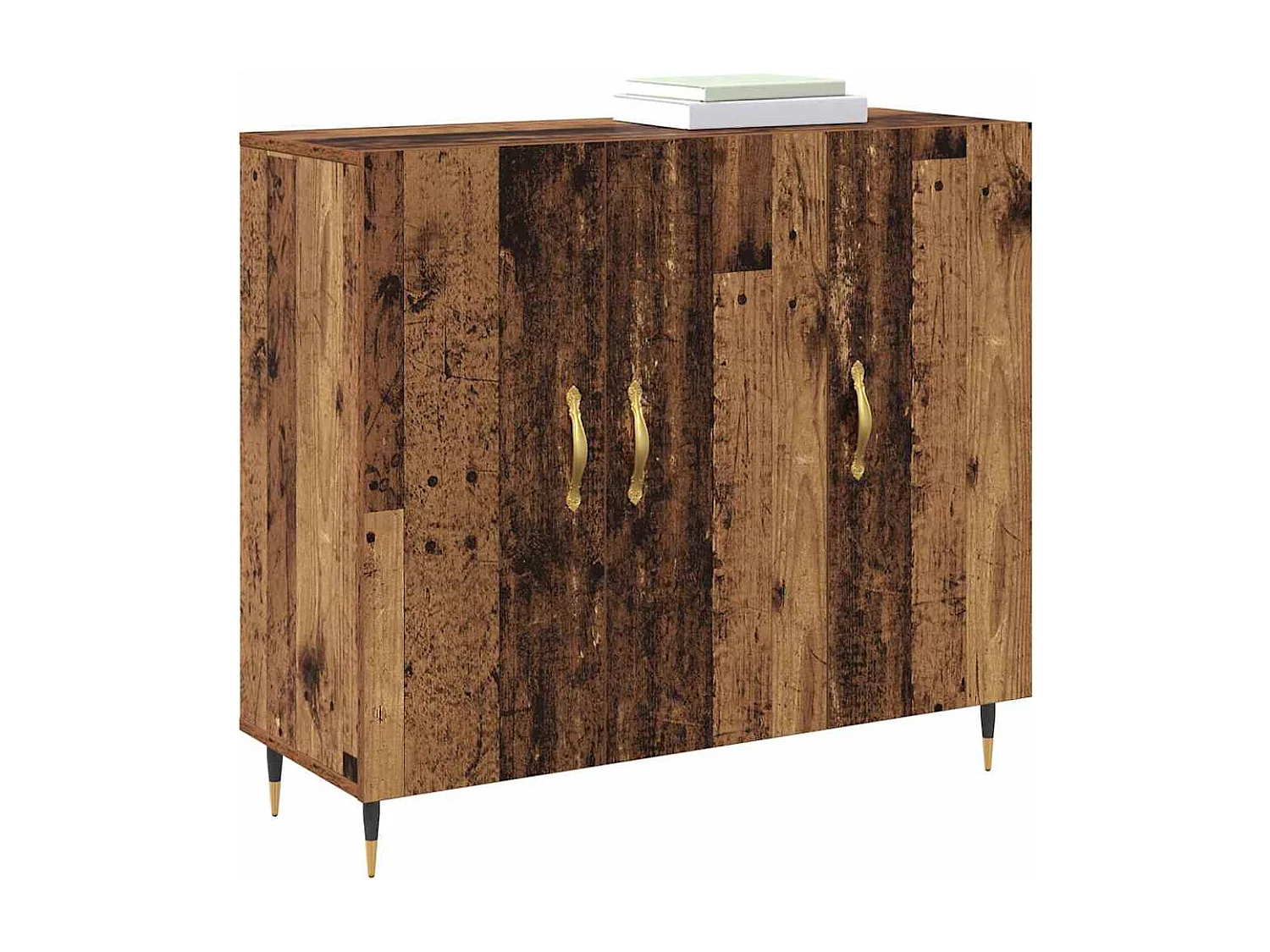 Buffet Marron 90 x 34 x 80 cm Bois d'ingénierie