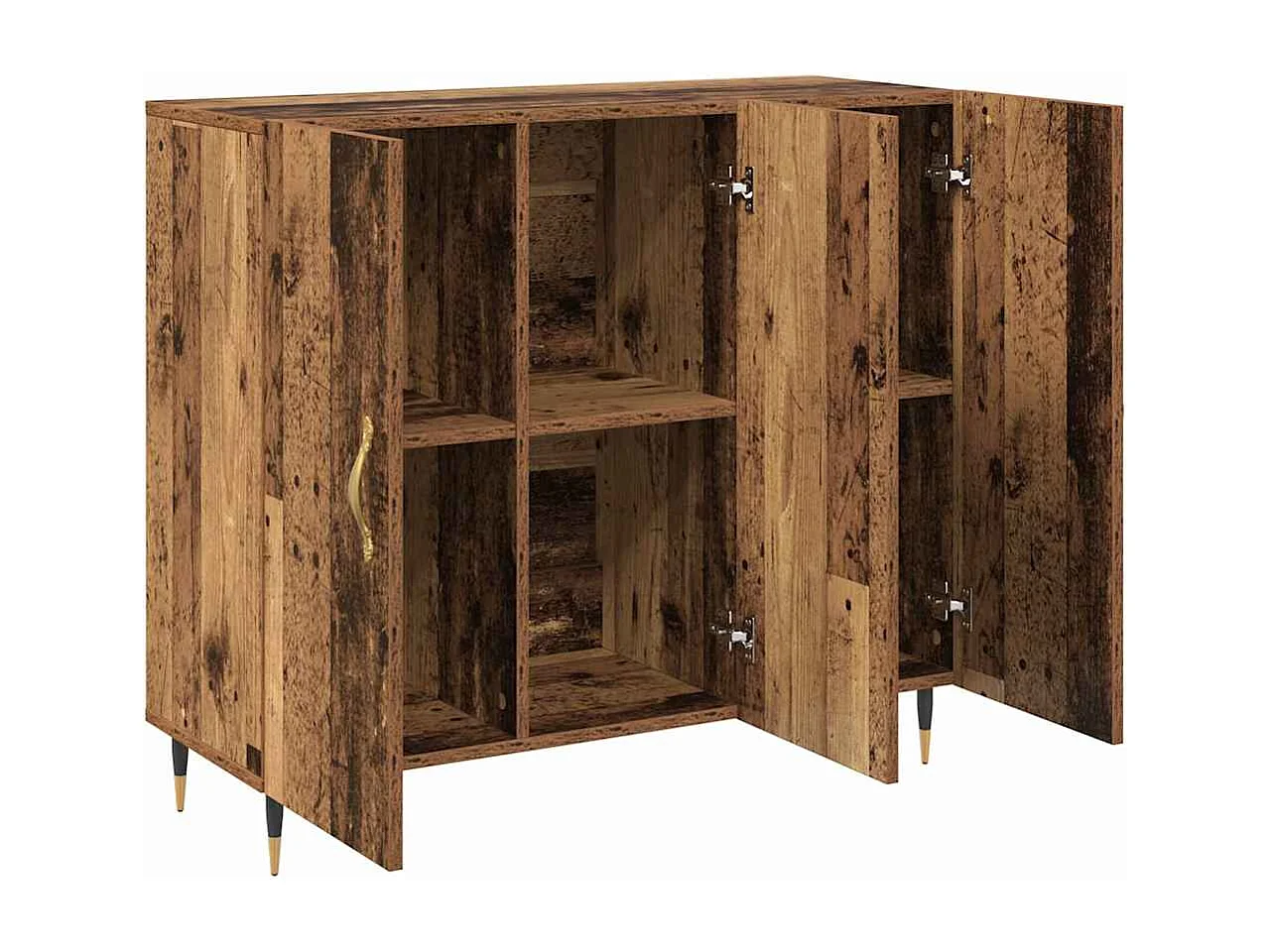 Buffet Marron 90 x 34 x 80 cm Bois d'ingénierie