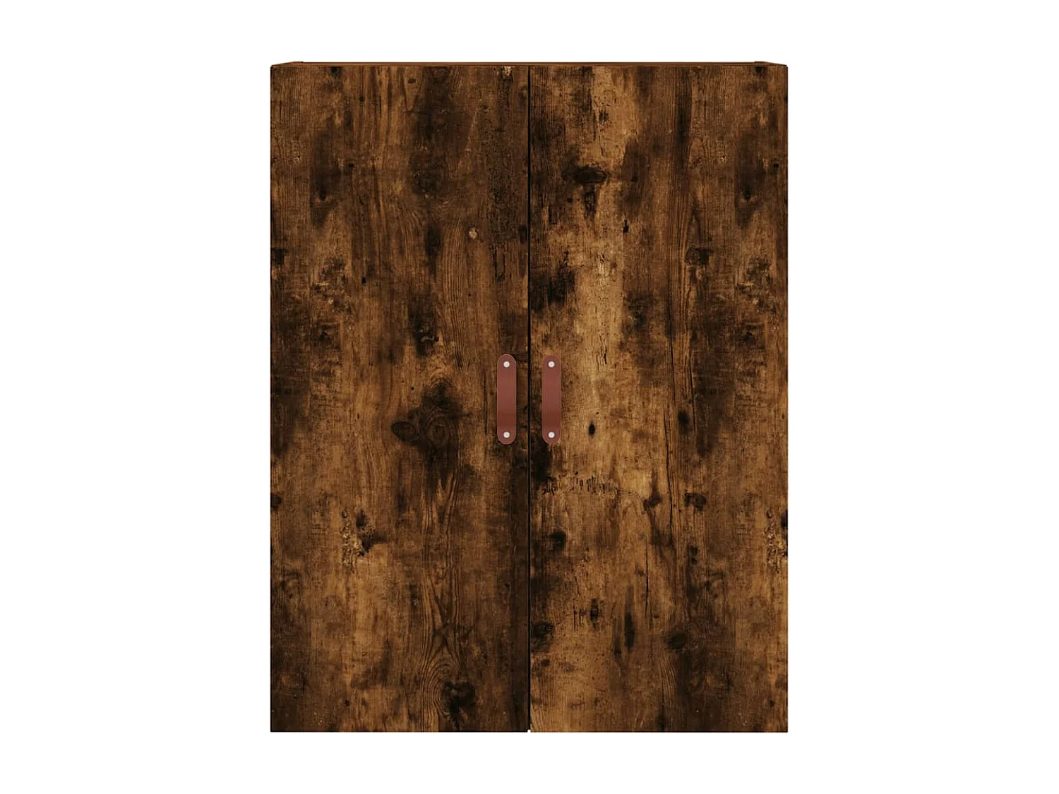 Buffet haut Chêne fumé 69,5x34x180 cm Bois d'ingénierie