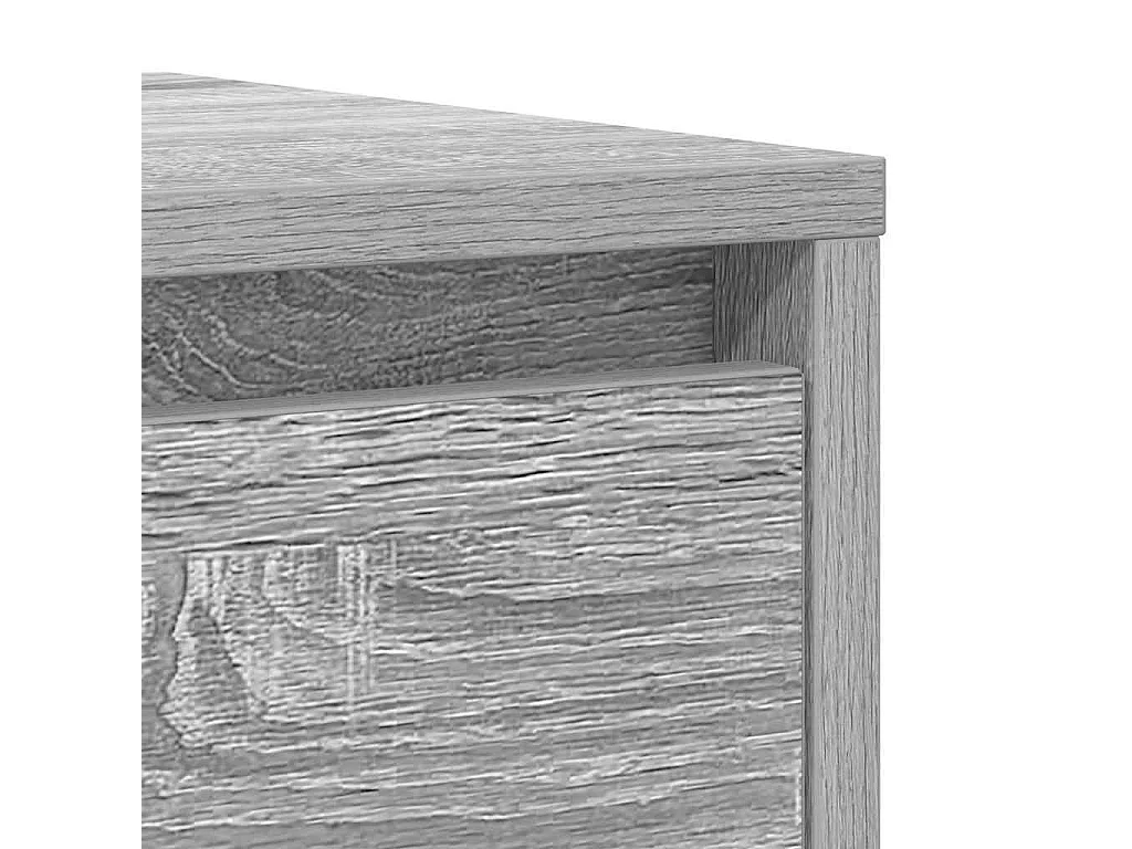 Buffet sonoma gris 29,5x34x76 cm bois d'ingénierie