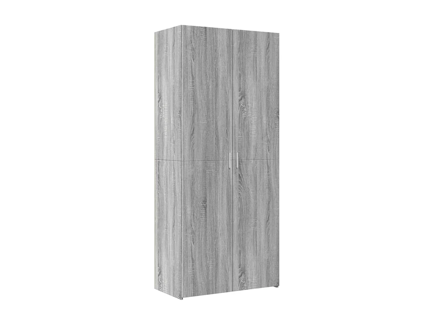 Buffet haut sonoma gris 80x42,5x185 cm bois d'ingénierie