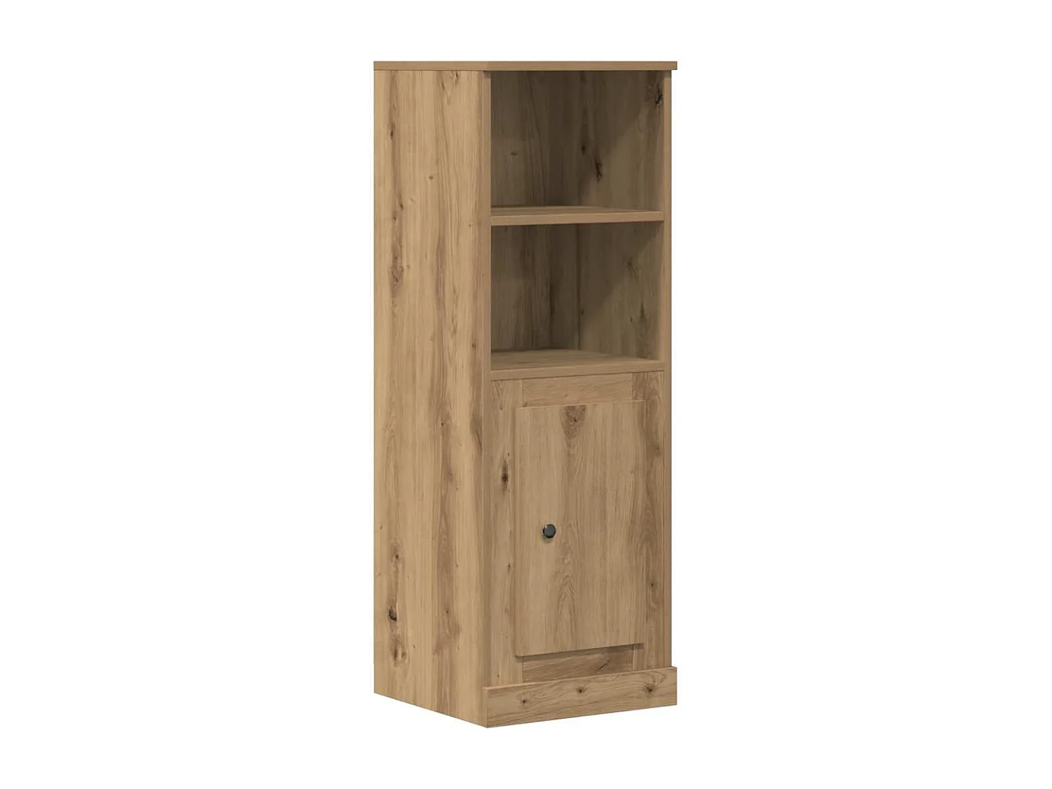 Buffet haut chêne artisanal 36x35,5x103,5 cm bois d'ingénierie