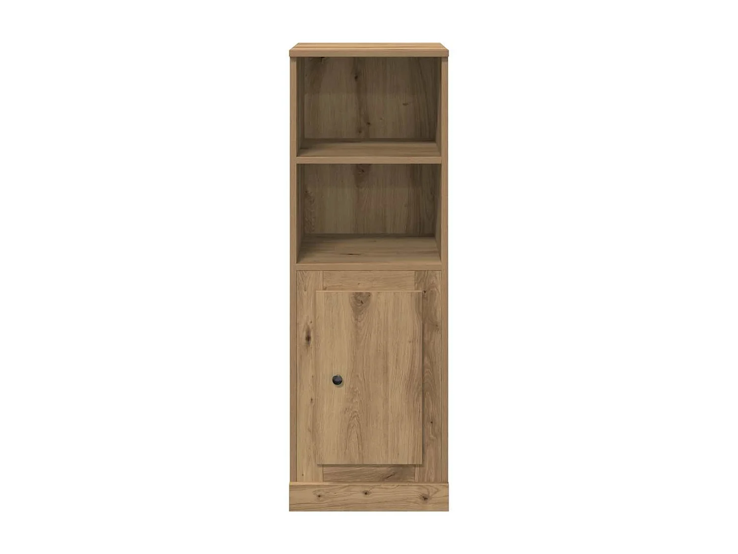 Buffet haut chêne artisanal 36x35,5x103,5 cm bois d'ingénierie