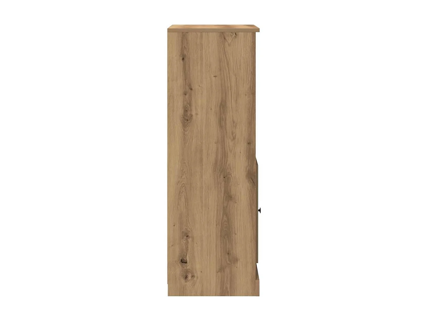 Buffet haut chêne artisanal 36x35,5x103,5 cm bois d'ingénierie