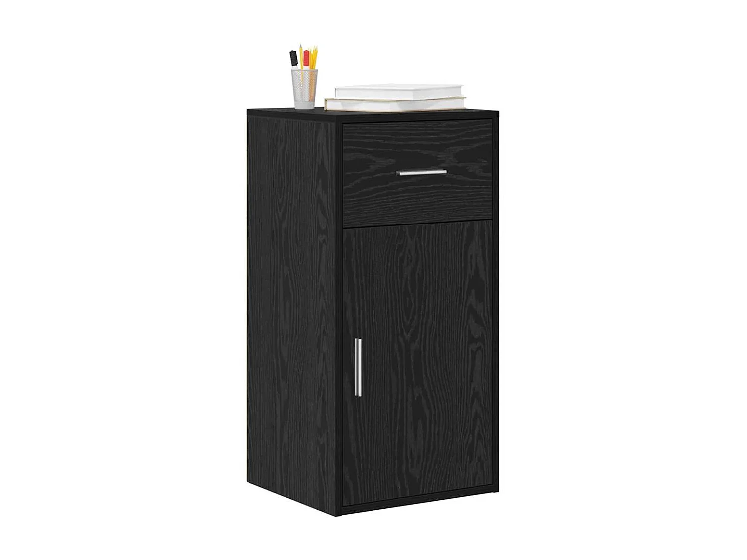 Aparador Roble negro 38 x 34.5 x 75 cm Madera contrachapada