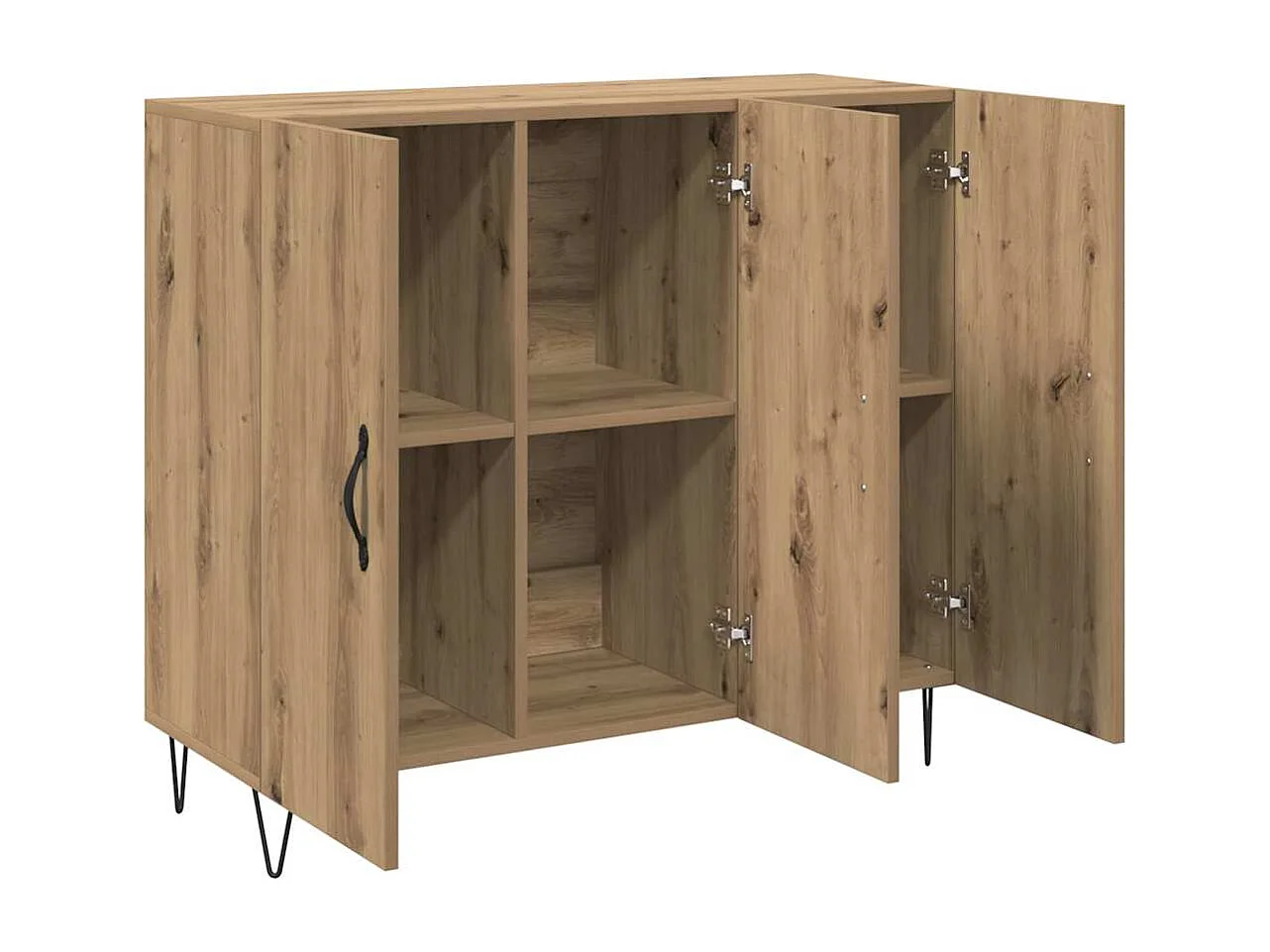 Buffet chêne artisanal 90 x 34 x 80 cm Bois d'ingénierie