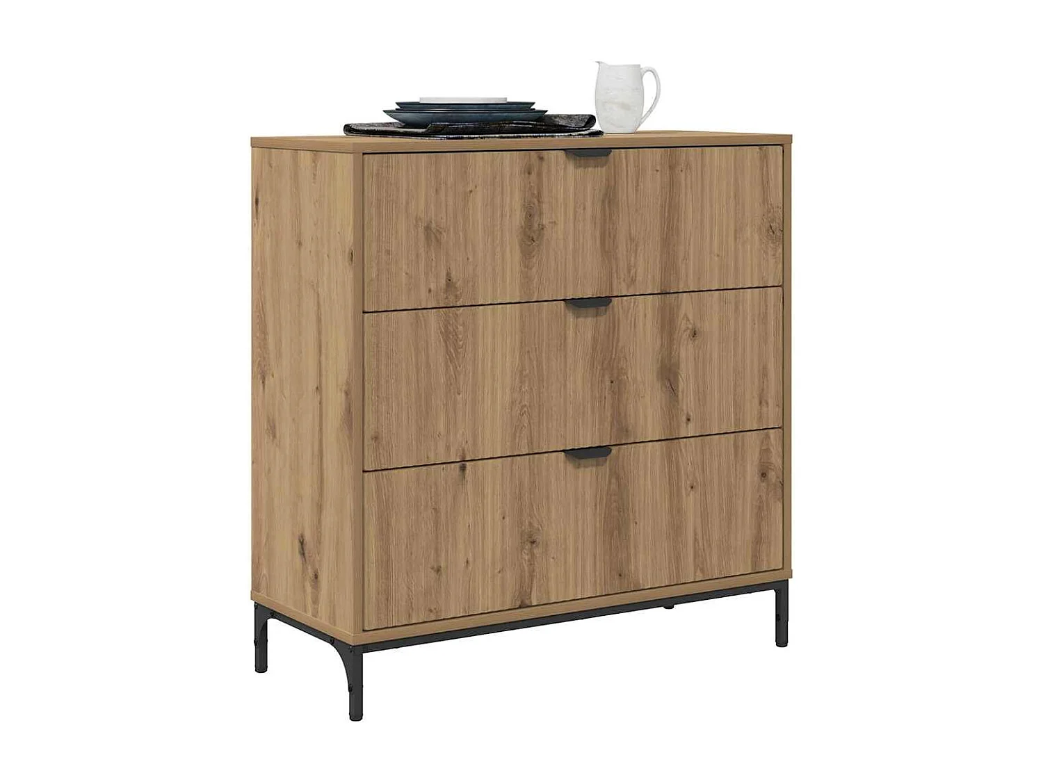 Buffet carvalho artisiano 79.5 x 33 x 82 cm Madeira processada