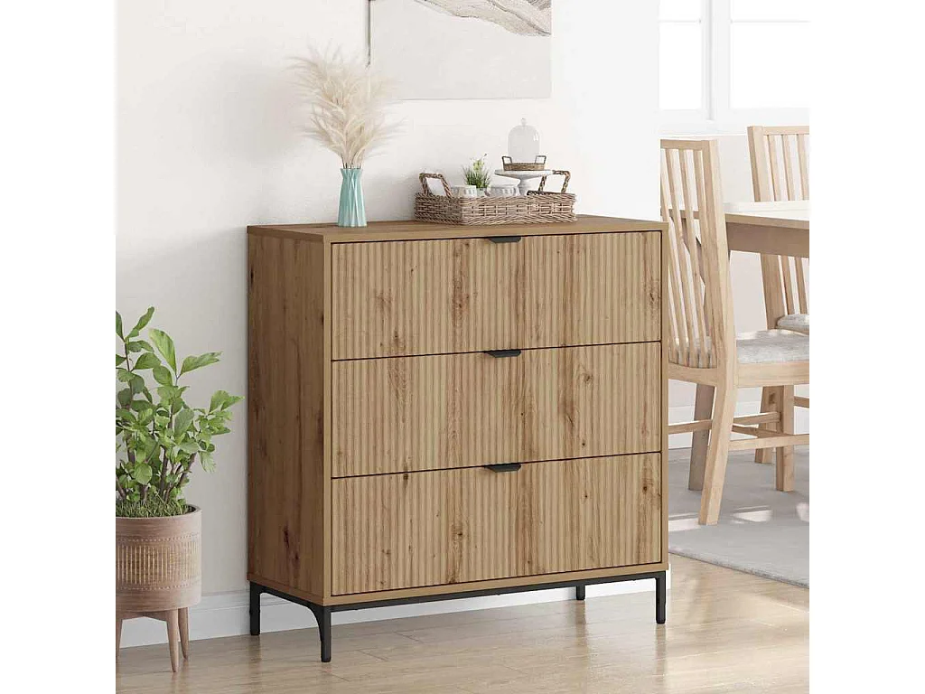 Buffet carvalho artisiano 79.5 x 33 x 82 cm Madeira processada