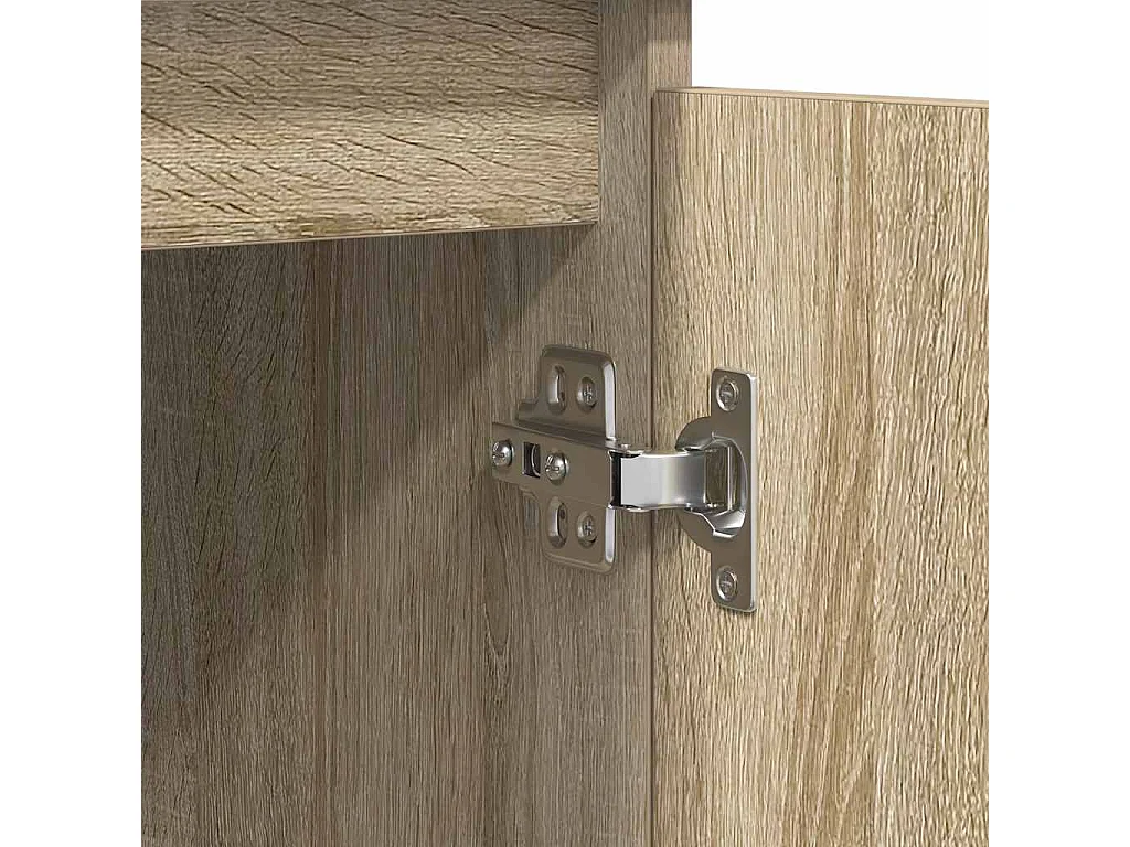 Buffet et tiroirs chêne sonoma 100,5x35x98,5 cm bois ingénierie