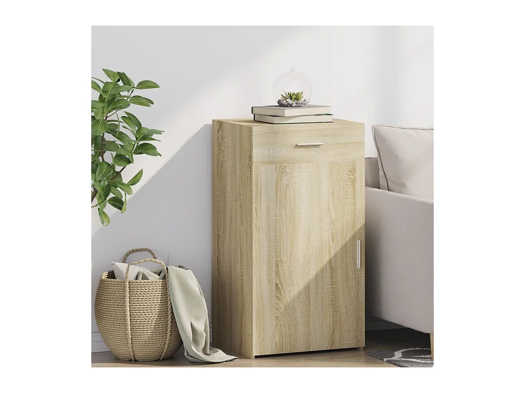 Buffet chêne sonoma 50x42,5x93 cm bois d'ingénierie