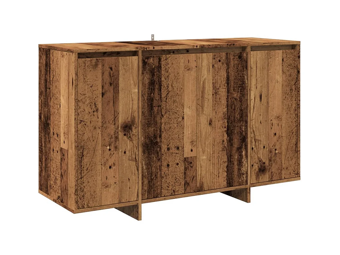 Buffet vieux bois 120x41x75 cm bois d'ingénierie