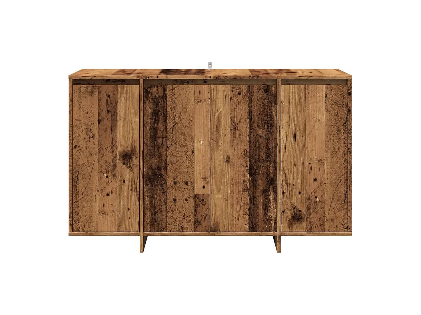Dressoir 120x41x75 cm bewerkt hout oud houtkleurig