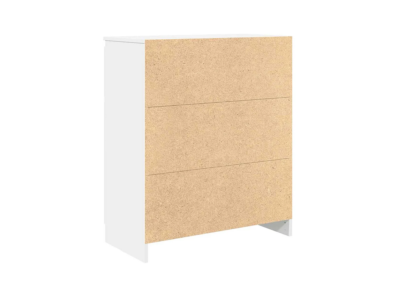 Aparador com gavetas 71x35x84 cm derivados de madeira branco