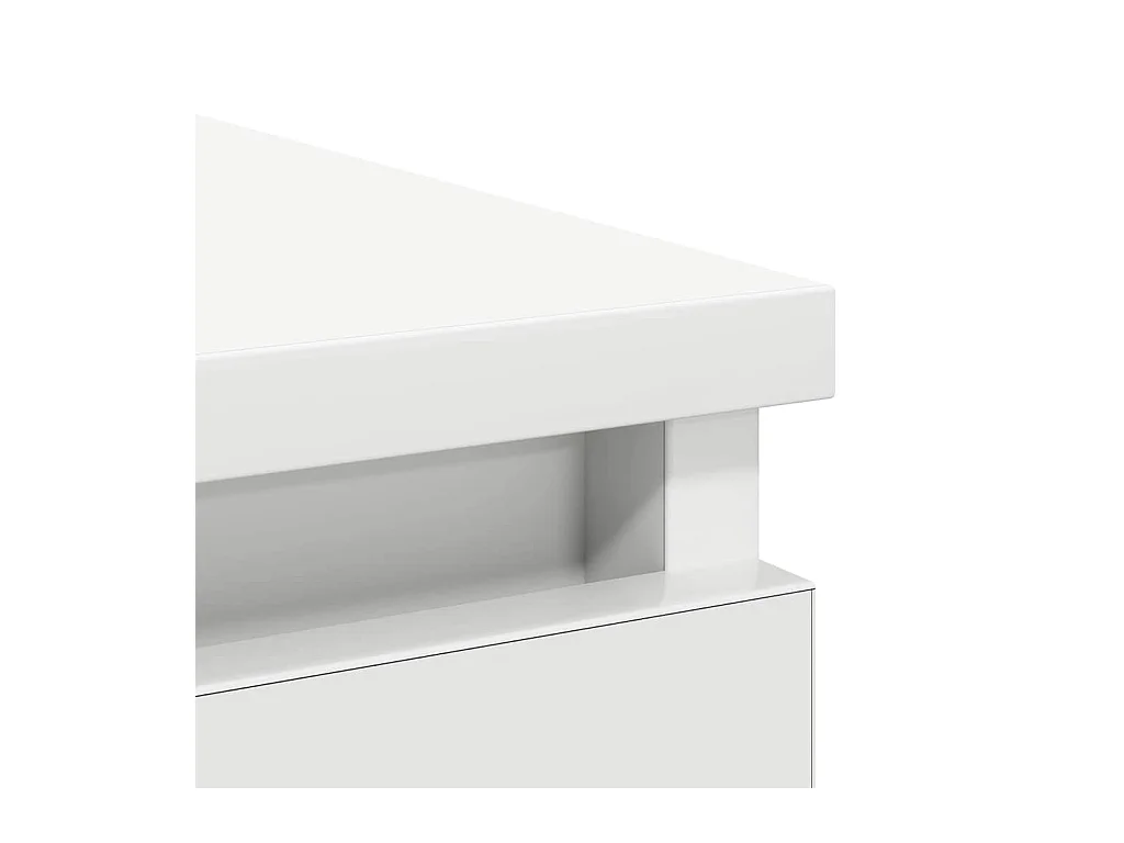 Aparador com gavetas 71x35x84 cm derivados de madeira branco