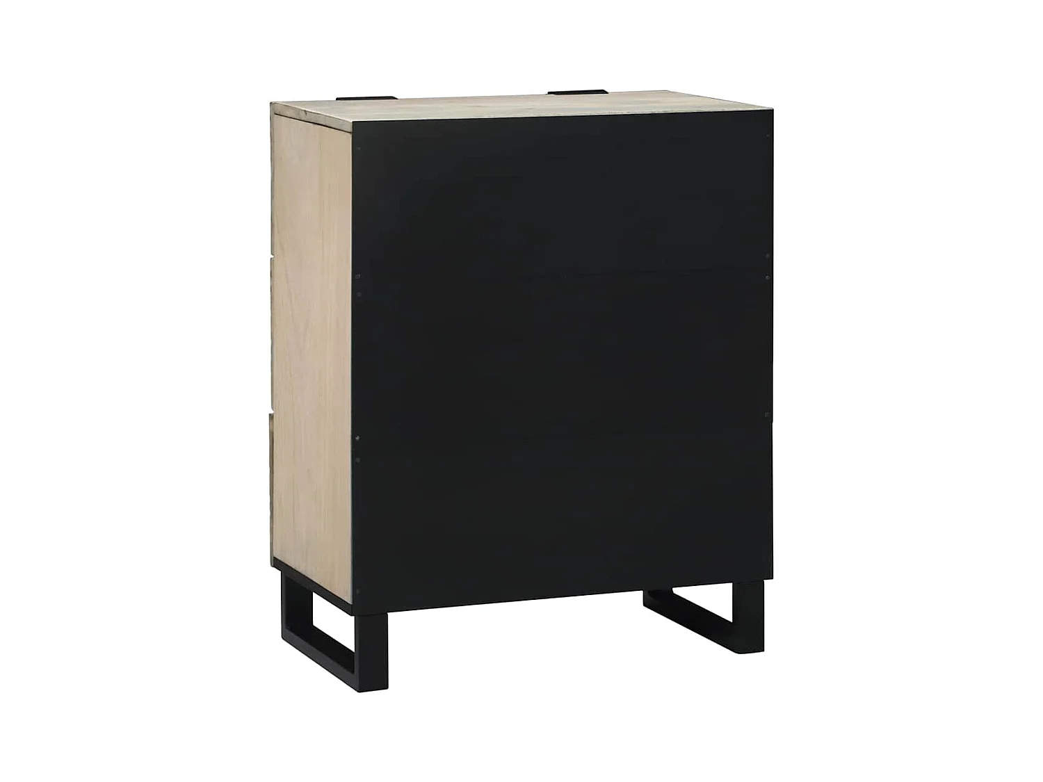 Buffet Blanc 60 x 33.5 x 75 cm Bois de manguier massif