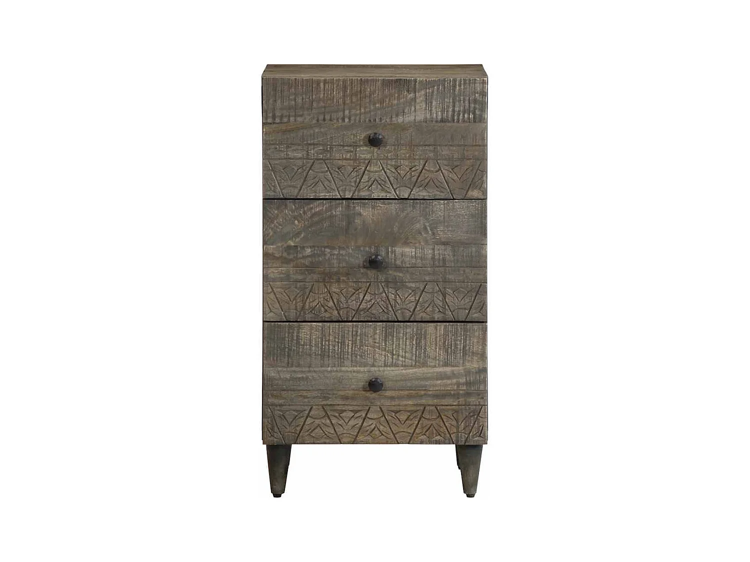 Buffet 40x33x75 cm bois massif de manguier