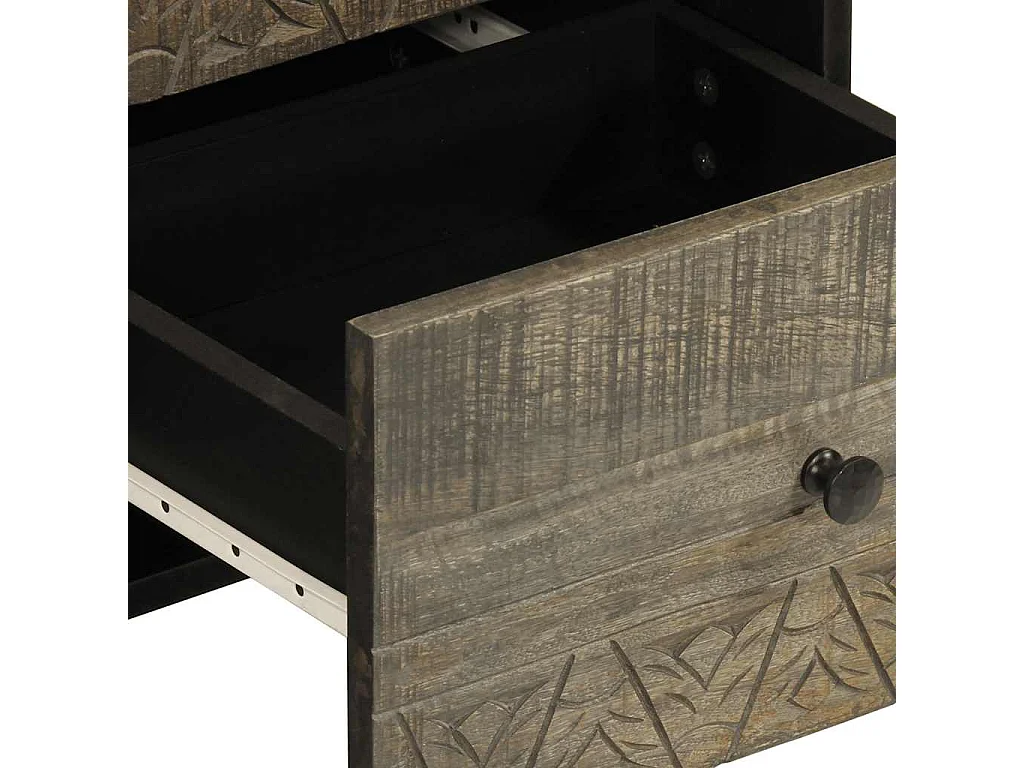 Buffet 40x33x75 cm bois massif de manguier