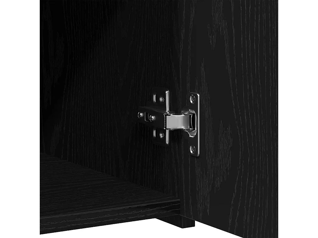 Buffet Chêne noir 50 x 42,5 x 93 cm Bois d'ingénierie