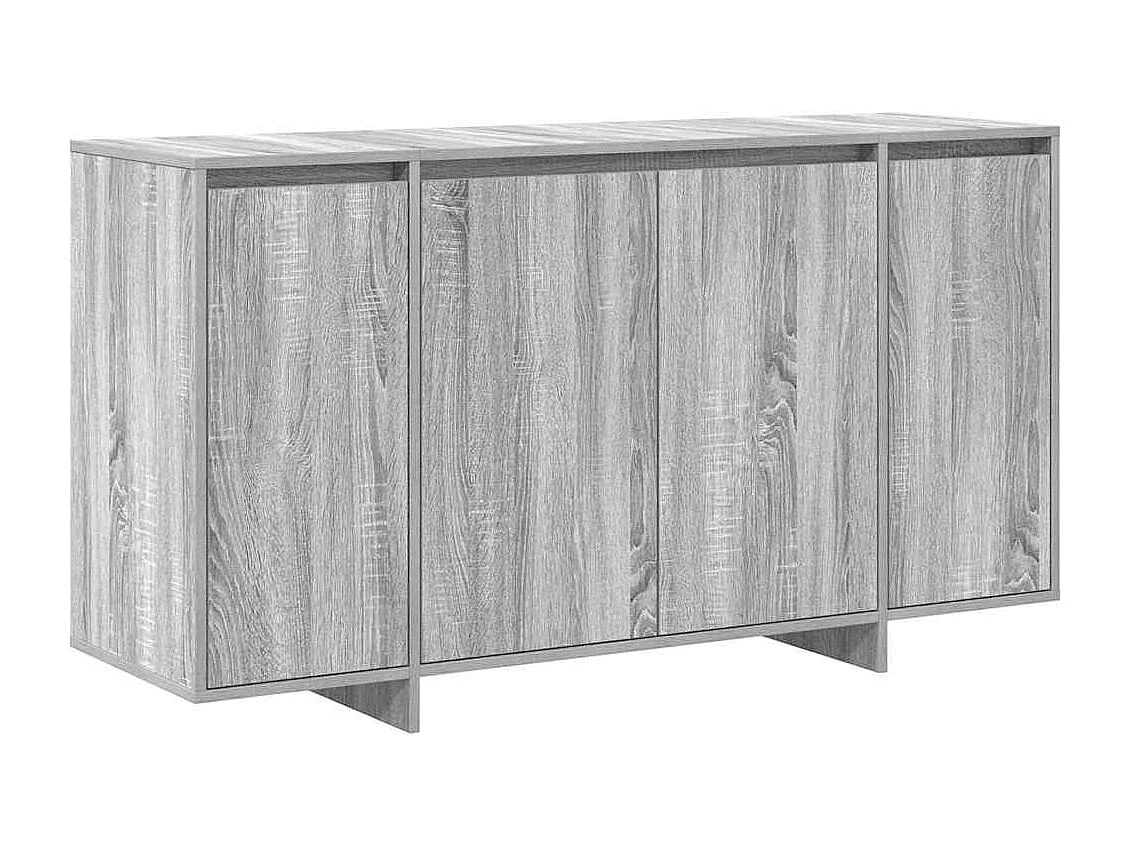 Buffet Sonoma gris 135 x 41 x 69 cm Bois d'ingénierie