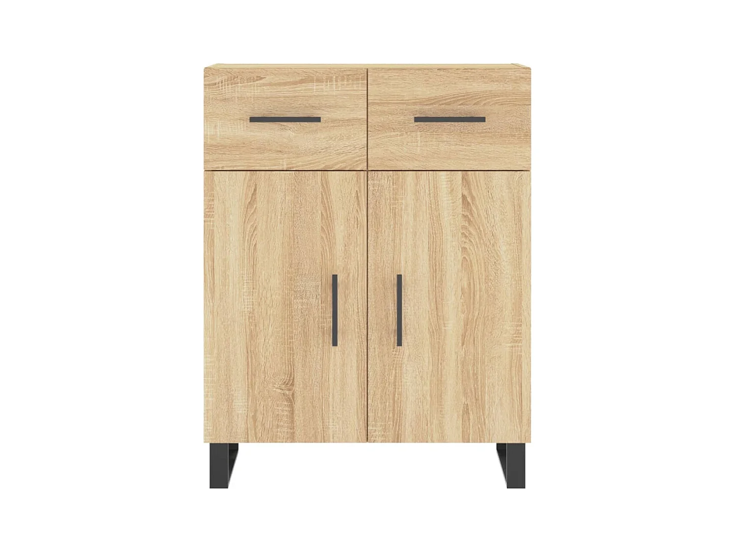 Buffet haut Chêne sonoma 69,5x34x180 cm Bois d'ingénierie
