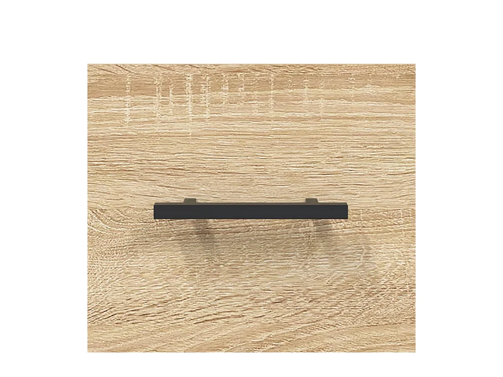 Buffet haut Chêne sonoma 69,5x34x180 cm Bois d'ingénierie