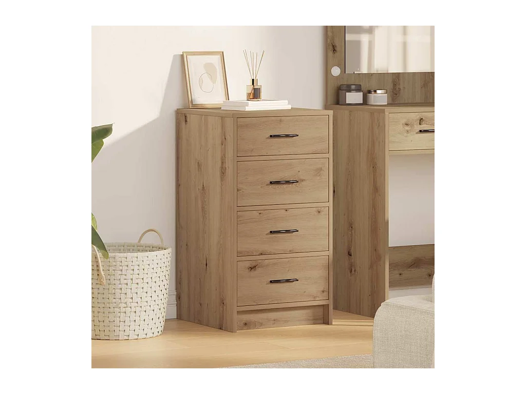 Buffet chêne artisanal 40 x 41 x 75 cm Bois d'ingénierie