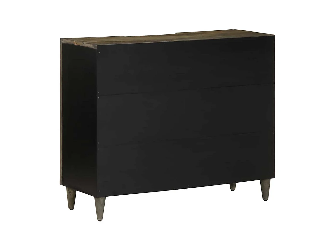 Buffet 90x33x75 cm bois massif de manguier