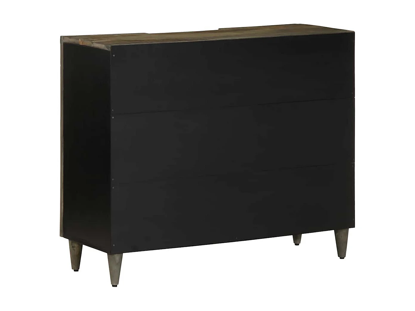 Buffet 90x33x75 cm bois massif de manguier