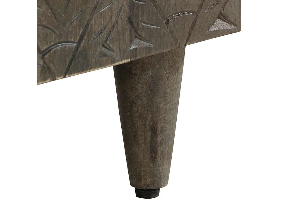 Buffet 90x33x75 cm bois massif de manguier