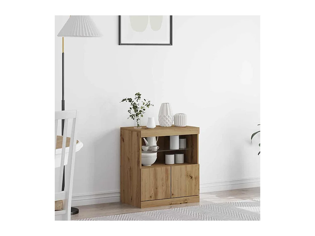 Buffet Marron 60 x 37 x 67 cm Bois d'ingénierie