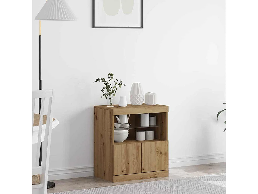 Buffet Marron 60 x 37 x 67 cm Bois d'ingénierie