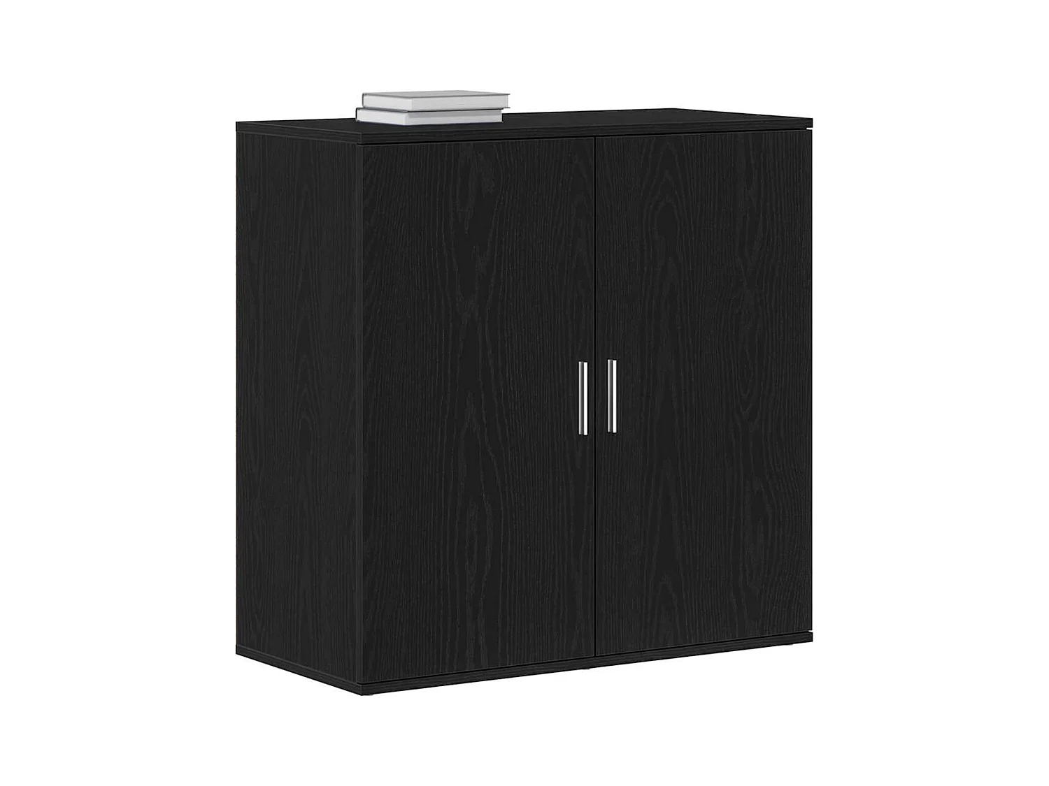 Buffet Chêne noir 79 x 38 x 80 cm Bois d'ingénierie