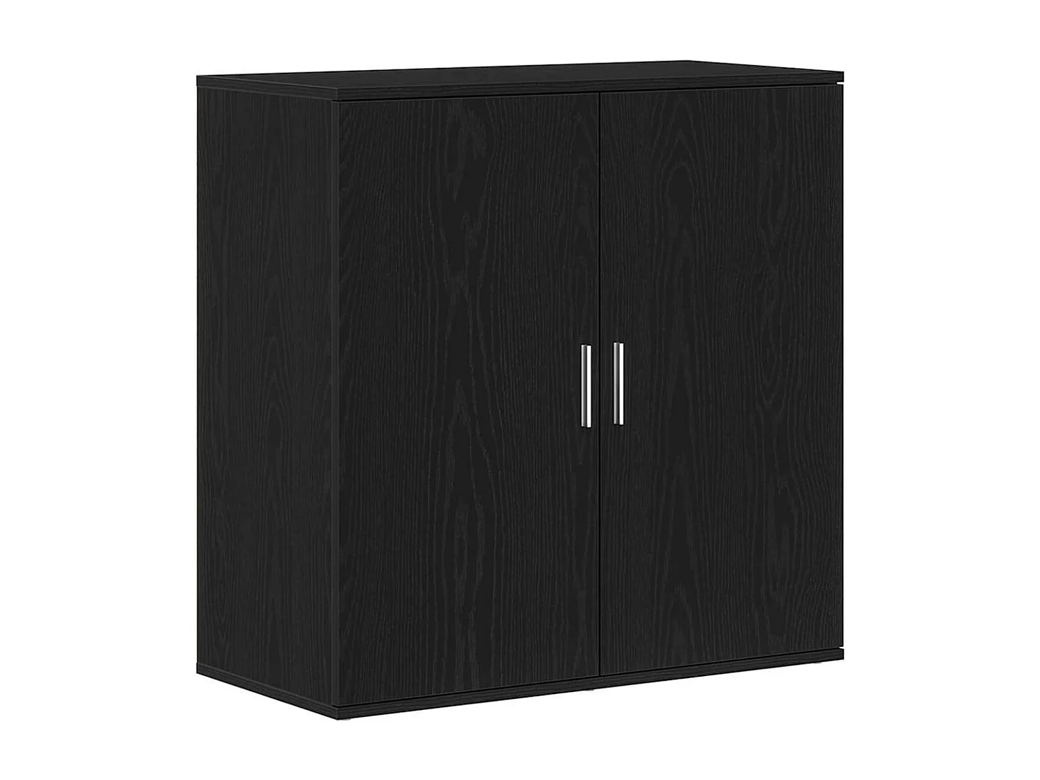 Buffet Chêne noir 79 x 38 x 80 cm Bois d'ingénierie