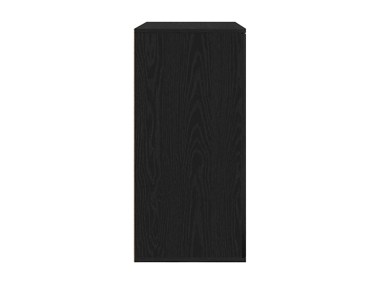 Buffet Chêne noir 79 x 38 x 80 cm Bois d'ingénierie