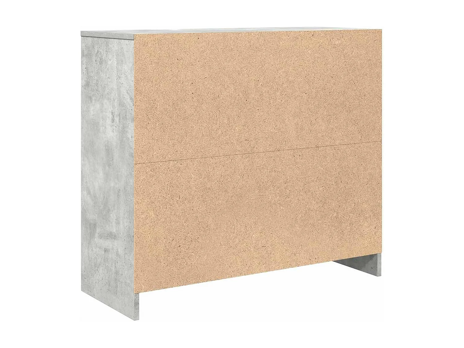 Aparador 85x34x76 cm derivados de madeira cinzento cimento