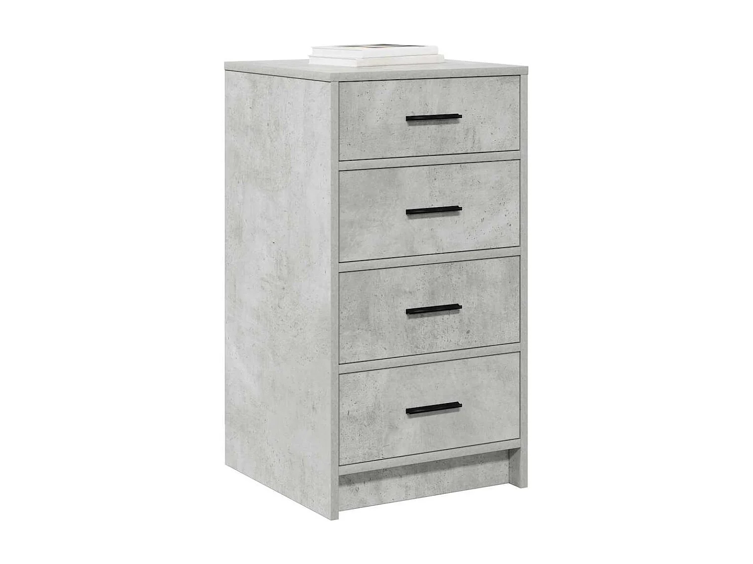 Buffet avec tiroir Gris béton 40 x 41 x 75 cm Bois d'ingénierie