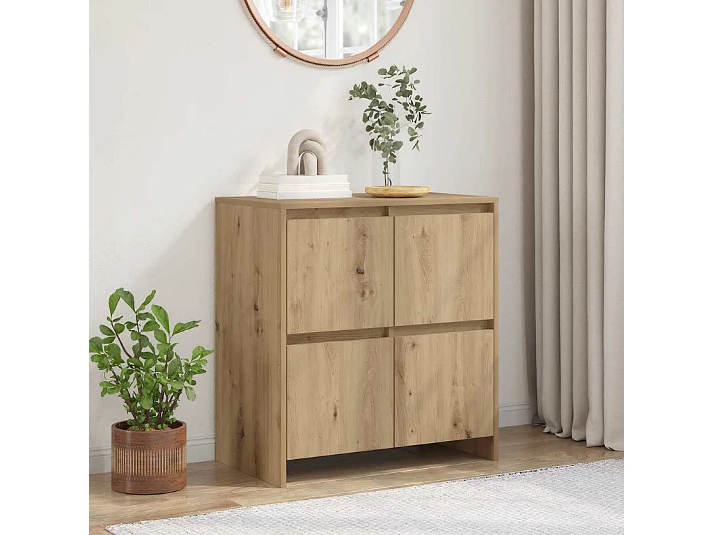 Buffet chêne artisanal 70 x 41 x 75 cm Bois d'ingénierie