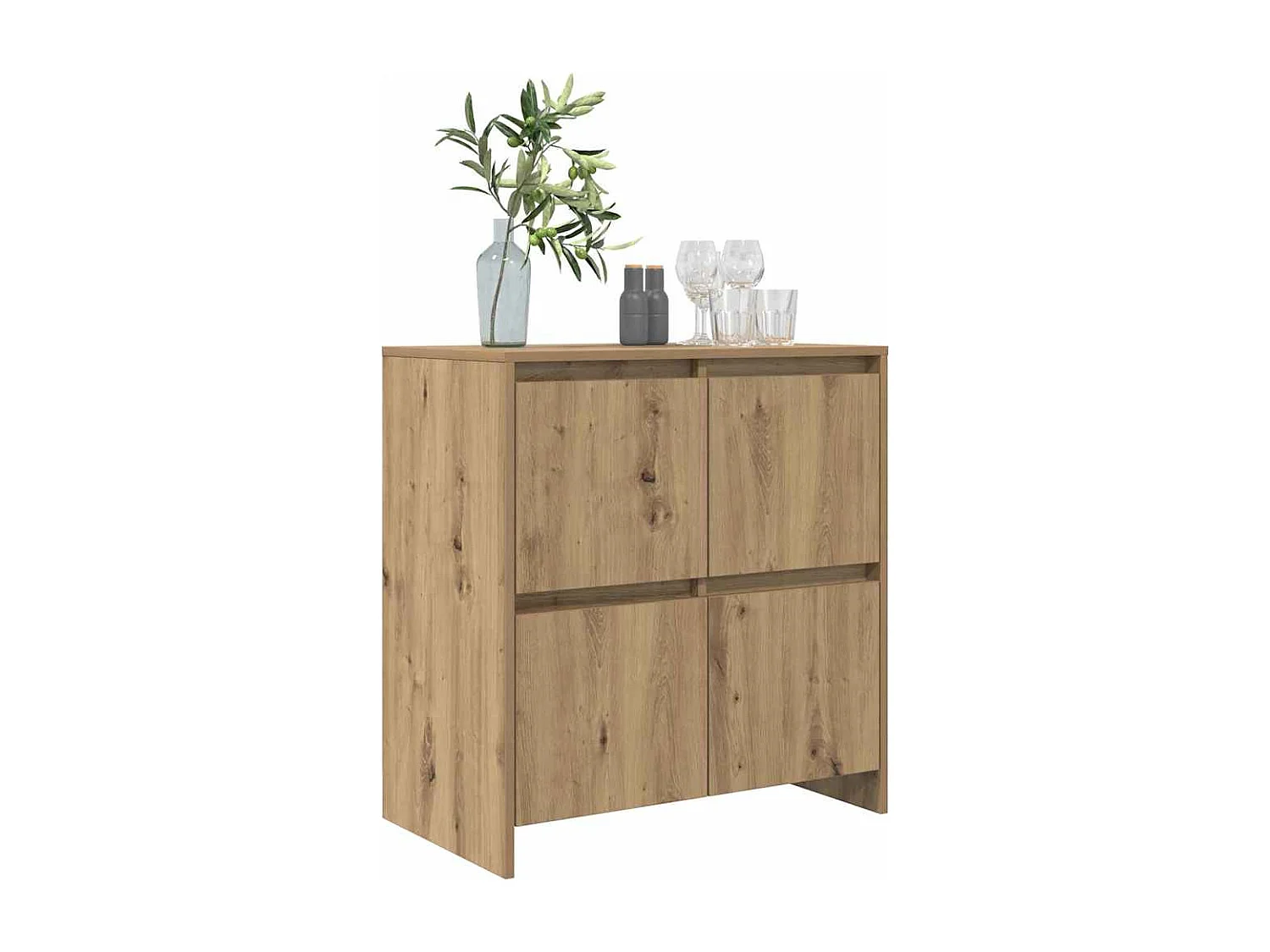 Buffet chêne artisanal 70 x 41 x 75 cm Bois d'ingénierie