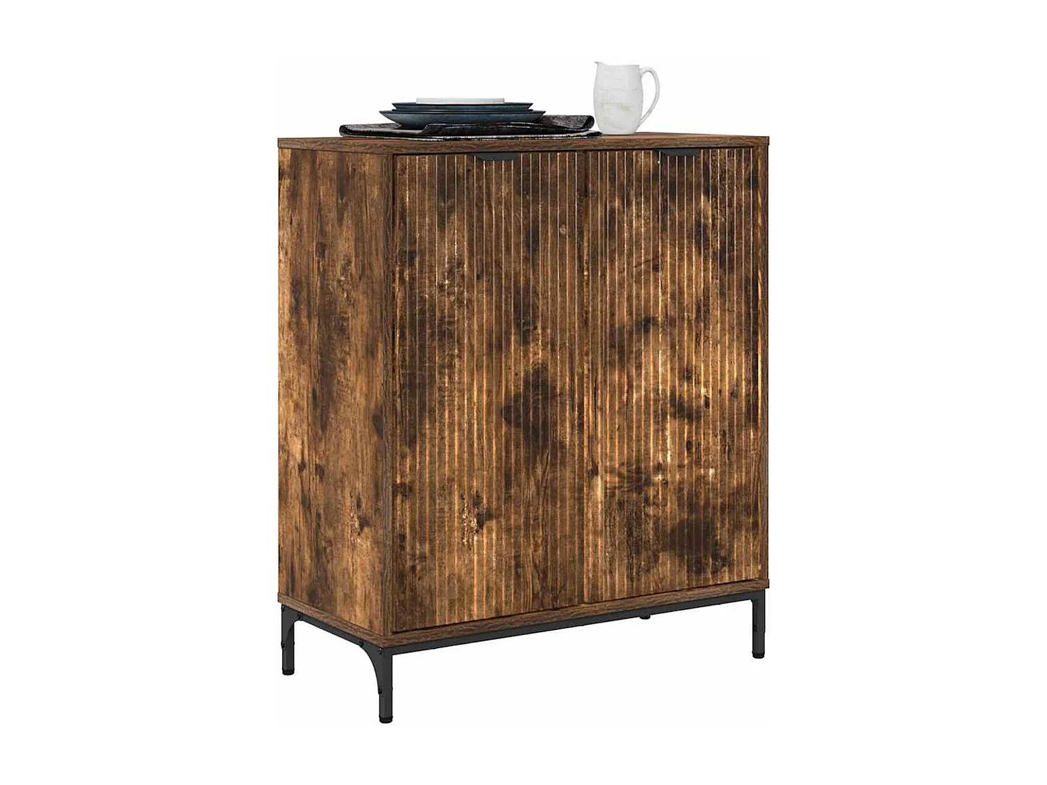 Buffet Carvalho fumado 69.5 x 33 x 82 cm Madeira processada