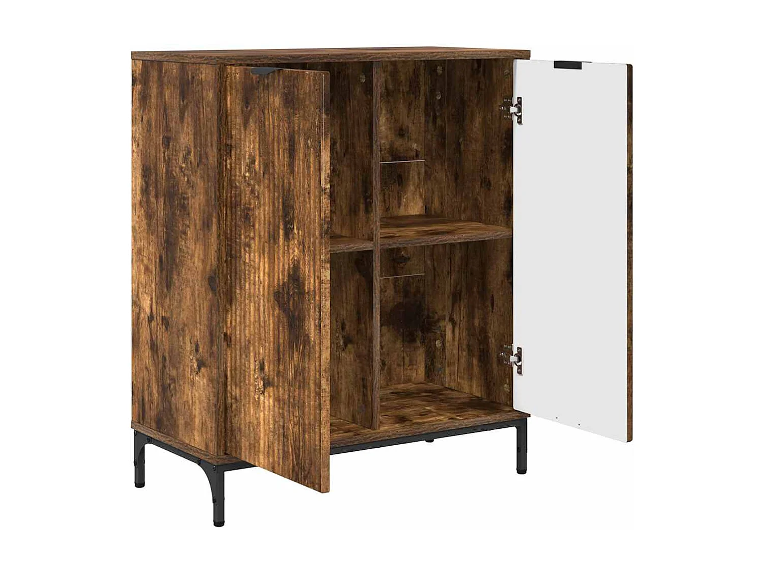 Buffet Carvalho fumado 69.5 x 33 x 82 cm Madeira processada