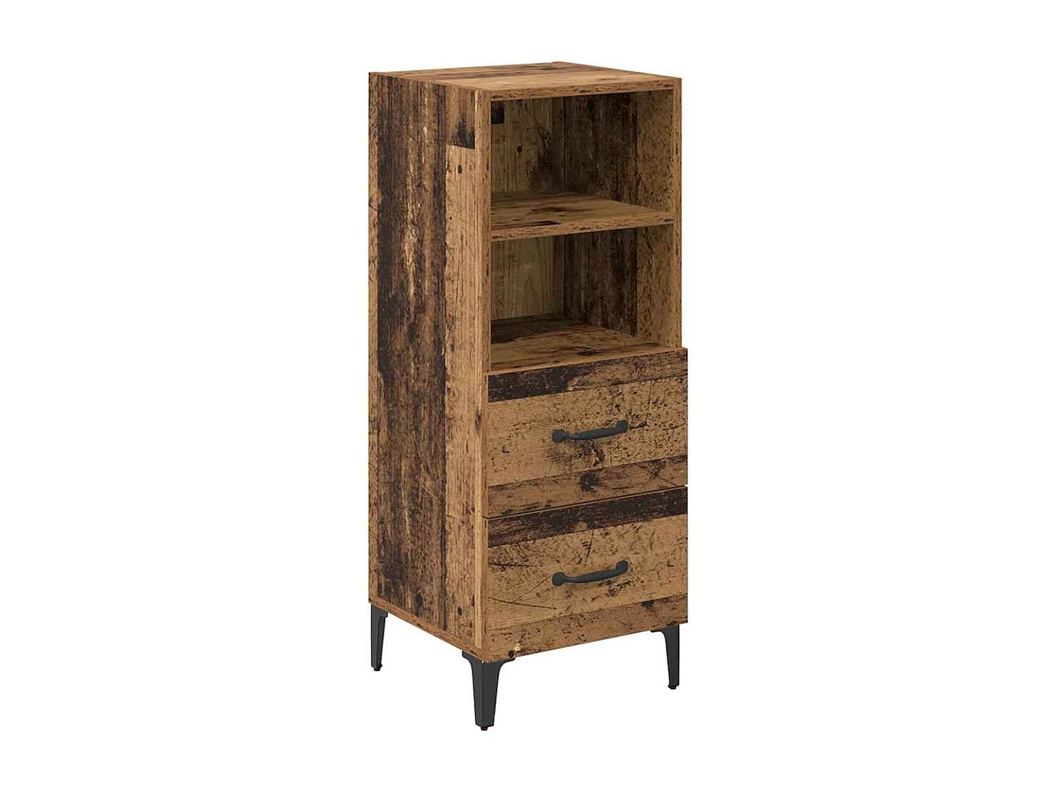 Buffet Bois ancien 34 x 34,5 x 90 cm Bois d'ingénierie