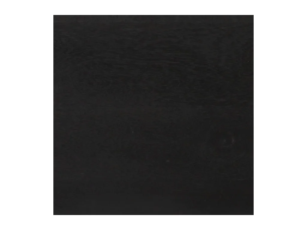 Buffet noir et doré 110x30x75 cm bois massif de manguier