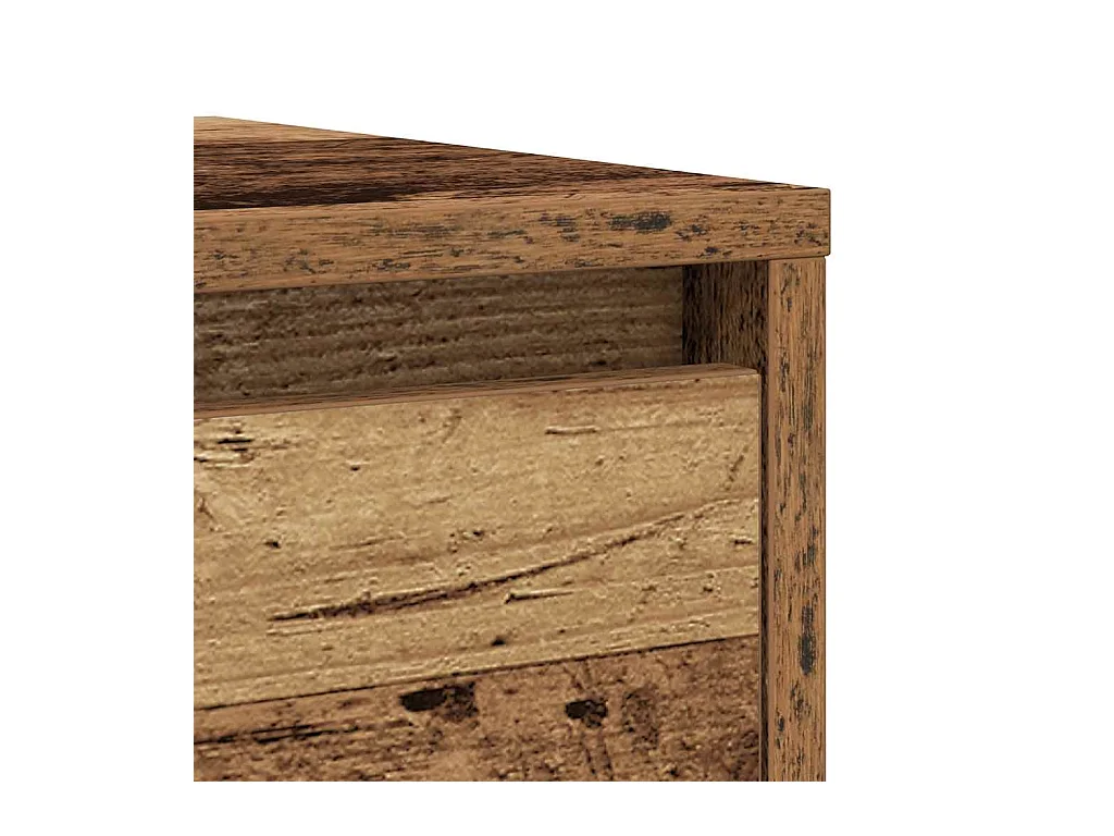 Buffet vieux bois 29,5x34x76 cm bois d'ingénierie