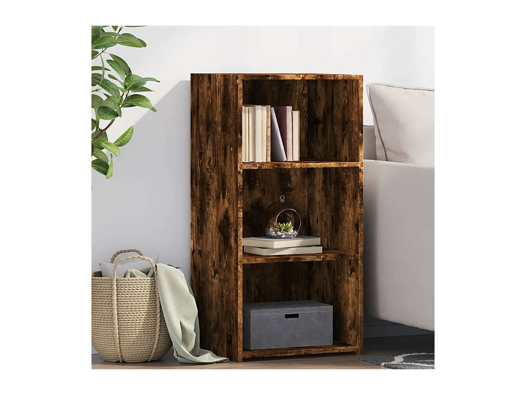 Buffet chêne fumé 45x41x93 cm bois d'ingénierie